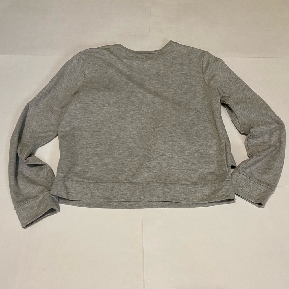 ❤️love, Fire Gray Ruffled Sweatshirt - Picture 10 of 11